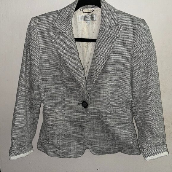 Tahari Woman Jackets & Blazers - Tahari by Arthur S. Levine Women's Melange One Button Blazer Size 2